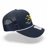 C100353 | USA 250th & MFA Shield Cap | Navy