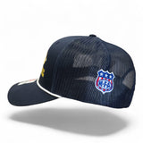 C100353 | USA 250th & MFA Shield Cap | Navy