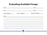 Evaluating Available Forage