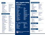 Farm Supply Listing Brochure