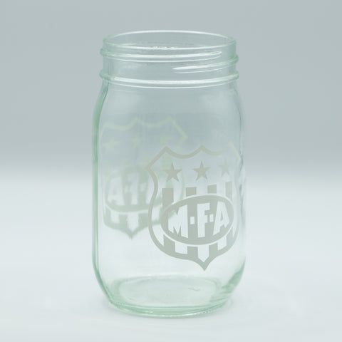 M169 | Clear Jar | Shield logo