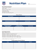 Nutrition Plan - Feeding