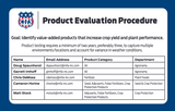 Nutrition Agronomy Guidance Chart - Card