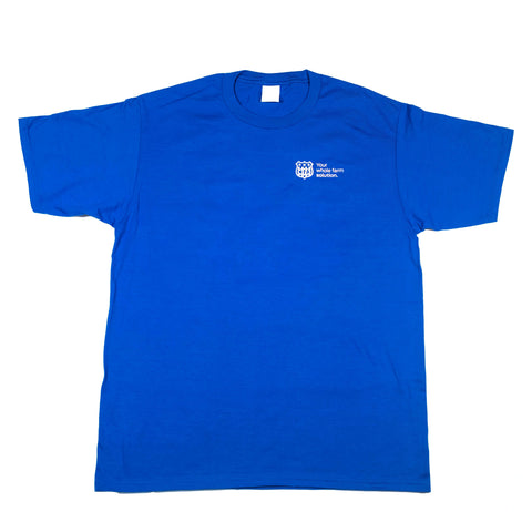 C100338 | YWFS Shield Youth Tee | Royal YXL