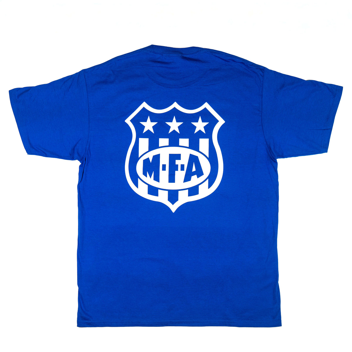 C100338 | YWFS Shield Youth Tee | Royal YXL – myMFA Shop