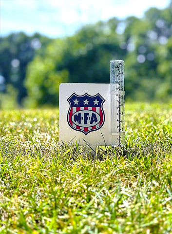 C100277 | Aluminum Rain Gauge | Shield
