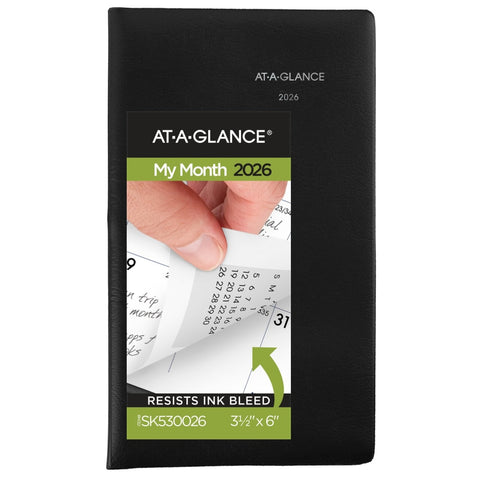 2026 At-a-Glance Pocket Calendar  | 3"x5"