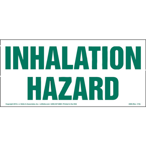 C100139 | Decal | Inhalation Hazard 13x6