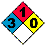 C100031 | Decal | 3-1-0 NH3 Diamond 15x15