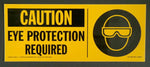 C100035 | Decal | Eye Protection Required 7x17