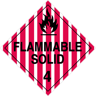 C100058 | Placard | Flammable Solid