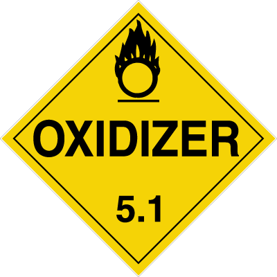 C100059 | Placard | Oxidizer