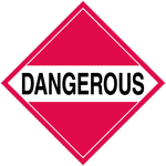 C100062 | Placard | Dangerous