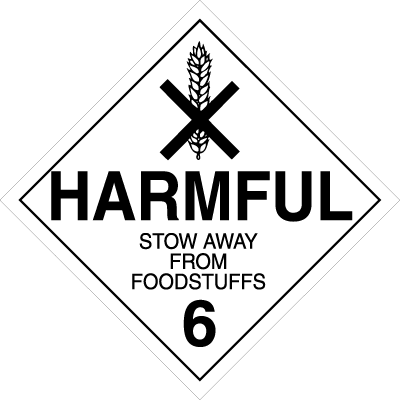 C100063 | Placard | Harmful Stow Away