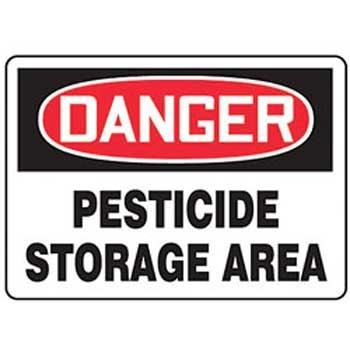 C100095 | Sign | Pesticide Storage Area 10x14