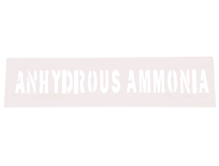 C100175 Anhydrous Ammonia Stencil