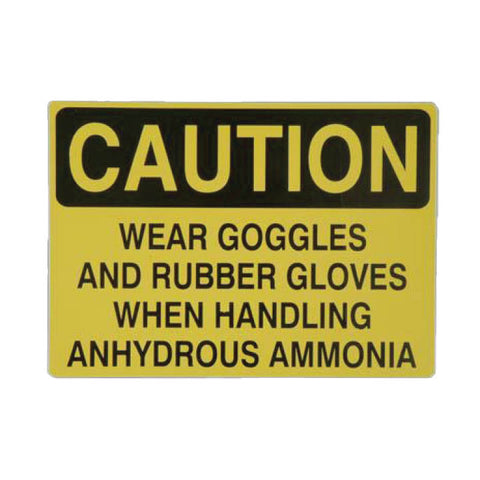 C100092 | Sign | Caution Wear Goggles 10x14