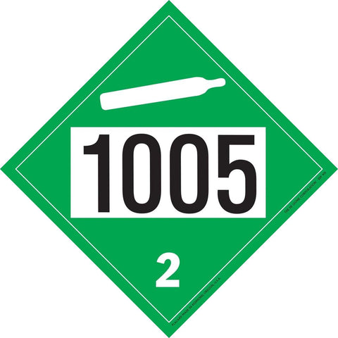 C100124 | Decal | DOT1005 Non-Flam Gas 10"