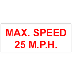 C100110 | Decal | Max Speed 6x15