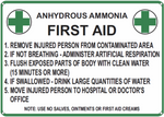 C100029 | Decal | Ammonia First Aid 10x14