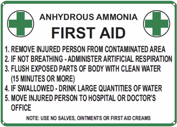 First aid for ammonia exposure, 2019-11-24